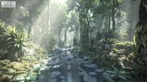 Jungle Tree 3d Models High Poly Google Search Jungle Tree Forest House Nature