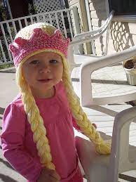 Princess Hat By Stitch11 Featured In The January 2014 Designer Showcase Crochet Wig Pattern Crochet Toddler Crochet Wig