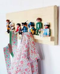 Diy La Patere Playmobil Paperblog Porte Manteau Enfant Porte Manteaux Deco Enfant