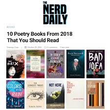 10 Poetry Books From 2018 That You Should Read The Nerd Daily Poetry Books Relationship Advice Articles Books