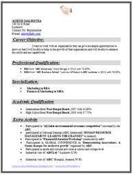 See an mba resume sample that posts massive roa. Example Template Of An Excellent Mba Finance Marketing Resume Sample For Freshers Wit Marketing Resume Downloadable Resume Template Resume Objective Examples
