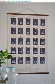 Christmas Advent Calendar Wall Chart Full Tutorial With