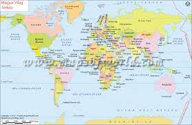 Choose a country/nation from the list below. Vilag Terkep World Map In Hungarian
