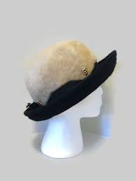 Vintage 1960s Schiaparelli Paris Black And Tan Felted Wool Hat Etsy Wool Felt Black And Tan Schiaparelli