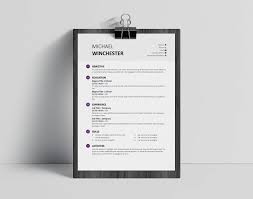 This simple cv template in word gives suggestions for what to include about yourself in every category. 25 Resume Templates For Microsoft Word Free Download