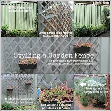 Styling A Garden Fence Makeover Garden Fence Vertical Garden Fence Styles