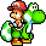 Yoshi S Island Ds Yoshi And Baby Mario Sprite By Waluigifan32 Deviantart Com On Deviantart Yoshi Mario Characters Mario