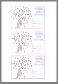 Carte D Anniversaire Invitation Anniversaire Anniversaire Licorne Cartes Invitation Anniversaire Enfant