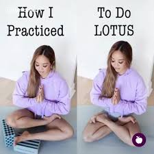 Eco Fitness Yoga Advice On Instagram Lotus Pose May Feel Impossible And Unsafe For Many And While Going Into The Full Posi Lotus Pose Lotus Pose Yoga Yoga