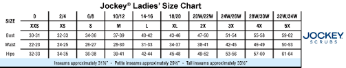 Koi Scrub Top Size Chart Www Bedowntowndaytona Com