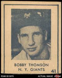 1948 Blue Tint (R346) #41 Bobby Thomson