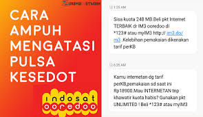 Pulsa im3 sering habis sendiri? Cara Ampuh Mengatasi Pulsa Hilang Tersedot Indosat Ooredoo Zuramai Network
