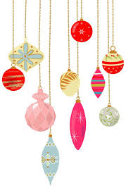 10 Vintage Christmas Ornament Clip Art Pastel Color Retro Christmas Ball Xmas Decoration Whimsical Christmas Art Retro Ornaments Vintage Christmas Ornaments