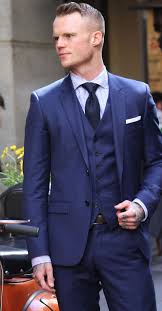 Navy Blue Suit By Australian Menswear Label Joe Black Navy Blue Suit Menswear Suit And Tie