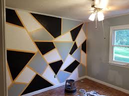 Black And White Geometric Wall Pin On Diy Home Decor