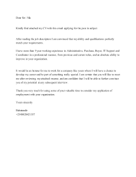 I have attached a cover letter, resume, and recommendation letters for your consideration. Cover Letter