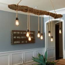 The unique three bulb wood pendant lamp is made witth roots of a maple wood. 74 Ideas To Use Driftwood In Home Decor Digsdigs