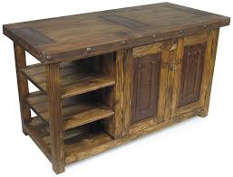 See more ideas about rustic kitchen, kitchen design, home kitchens. Rustic Old Wood Kitchen Island With Iron Accents