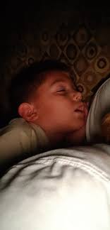 What a fantastic babysitter, look at Haze's sleepover