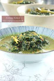 Https Dailycookingquest Com Gulai Kale Kale In Spicy Coconut Broth Html Recipe Vegetarian Cuisine Asian Vegetables Spicy