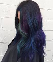 Pinks, purples and blues…love, love and love. Oil Slick Hair Is The Latest Instagram Trend Thefashionspot