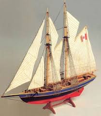 Bluenose Ii Sailboat Model Kit Model Ship Kits Model Sailboat Model Ships
