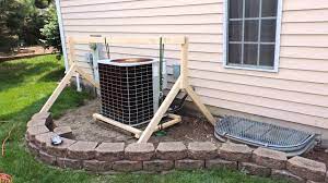 While it might not seem necessary at times, preventative maintenance is better than having to repair a broken down hvac system. Raise Your Outside Ac Unit Youtube
