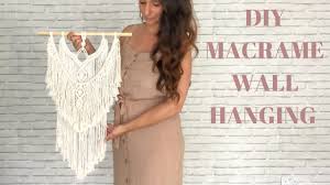 Macrame wall hanging tutorial | easy diy for macrame beginners. Macrame Tutorial Diy Boho Macrame Wall Hanging Youtube