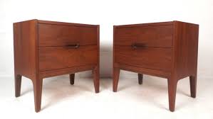 8 pc bedroom set lane designed by paul mccobb mid century modern low dresser tall dresser two matching nightstands king headboard. Mid Century Modern Walnut Bedroom Set By United Furniture Co For Sale At 1stdibs