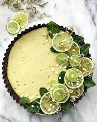 Key Lime Pie With Chocolate Almond Crust The Lemon Apron Recipe Desserts Key Lime Tarts Lime Tart