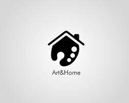 I made some new banner/header and logo art! Art Et Home N B By Pepscom Logo Design Inspiration Simple Painting Logo Graphic Design Logo