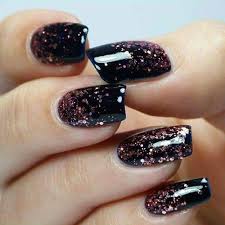 Glitter Nail Art Ideas Step By Step Tutorials For Glitter Nail Designs Nail nails art nail art designs newest dragon 3d nail sticker red black dragon design self adhesive stickers hot selling korea gel black decorative pattern sparkling nail wraps sticker.
