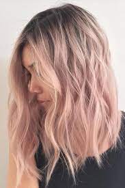Pink Ombre Medium Hairstyles Hair Color Inspiration Designs For Women Hair Styles Hair Inspiration Color Medium Hair Styles
