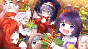 Honkai Impact X Mas Anime Kimono Anime Anime Art Girl