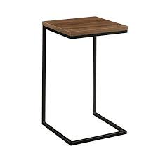 Mainstays Side C Table Canyon Walnut Finish Walmart Com In 2020 C Table Side Table Perfect Side Table