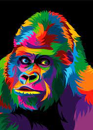 Pin On Crazy Arte Colorful Animal Paintings Animal Paintings Pop Art Animals