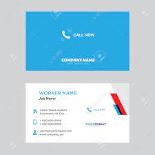 Leaving the back of your business cards empty is like being awarded advertising space on two billboards on a central highway and using only one because all your information fit on it. Call Now Business Card Design Template In Front And Back Illustration Royalty Free Cliparts Vectors And Stock Illustration Image 100602017