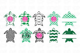 Download Free Sea Turtle Svg Bundle Cut Files Turtle Clipart Crafter File