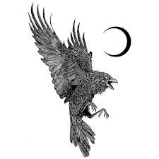 Konrad Krajda On Instagram Polska Black Darkart Artofinstagram Darkartists Sketch Drawing Draw Tatto In 2020 Crow Tattoo Crow Tattoo Design Grey Ink Tattoos