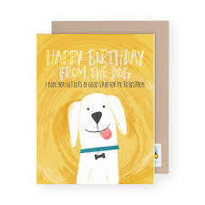 Hallmark birthday greeting card from the dog (happy barkday). 22 Dog Greeting Cards To Send To Your Pup Loving Friends