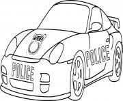Mais tu peux aussi les imaginer en rouge et même en noir si elles ont besoin. Coloriage Voiture De Police Dessin Voiture De Police Sur Coloriage Info