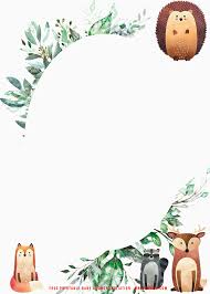 Here are some free baby shower invitations that would be great for a baby shower that has a woodland animal theme because they have an adorable fox on them. Free Printable Cute Woodland Baby Shower Party Invitation Templates Free Printable Baby Shower Invitations Templates