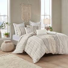 Comforter offers a generous finish size and a lofty fiberfill for extra comfort. Modern Contemporary Gray And Brown Comforters Allmodern