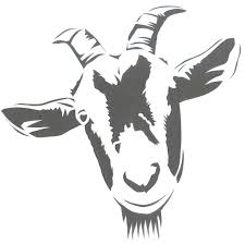 Download Animal Stencil Goat Art Goats