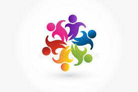 Logo Teamwork Business People Unity Partners Friendship In A Hug Happy People Teamwork Logo Business Cards Identity Unit People Logo Creative Clip Art