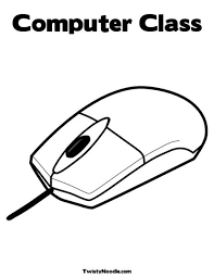 Computer parts coloring pages are a fun way for kids of all ages to develop creativity, focus, motor skills and color recognition. Computer Class Coloring Page Mouse Computer Computer Class Color Worksheets