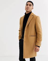Notre collection pardessus de 2021 est en solde. Asos Design Pardessus En Laine Melangee Camel Asos