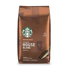Starbucks Medium Roast Ground Coffee Mdash House Blend Mdash 100 Arabica Mdash 1 Bag 28 Oz House Blend Coffee Grounds Starbucks