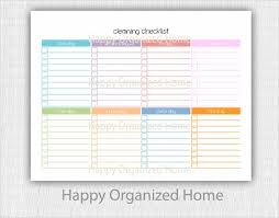 Cleaning Checklist Template 38 Word Excel Pdf Documents