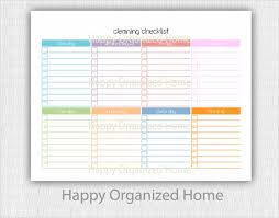 cleaning checklist template 38 word excel pdf documents